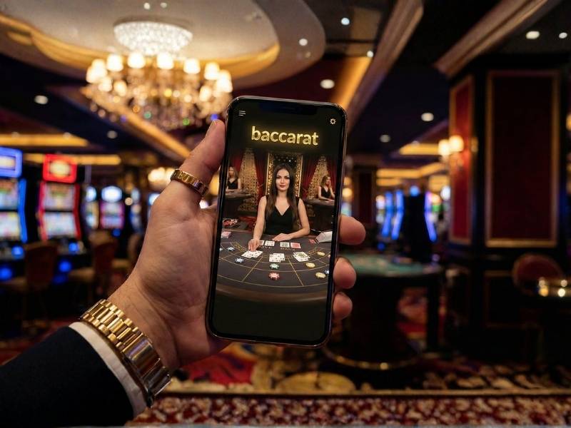 การเข้าถึงเกมบาคาร่าออนไลน์ บนมือถือ ผ่านหน้าเว็บไซต์และเมนูเกม