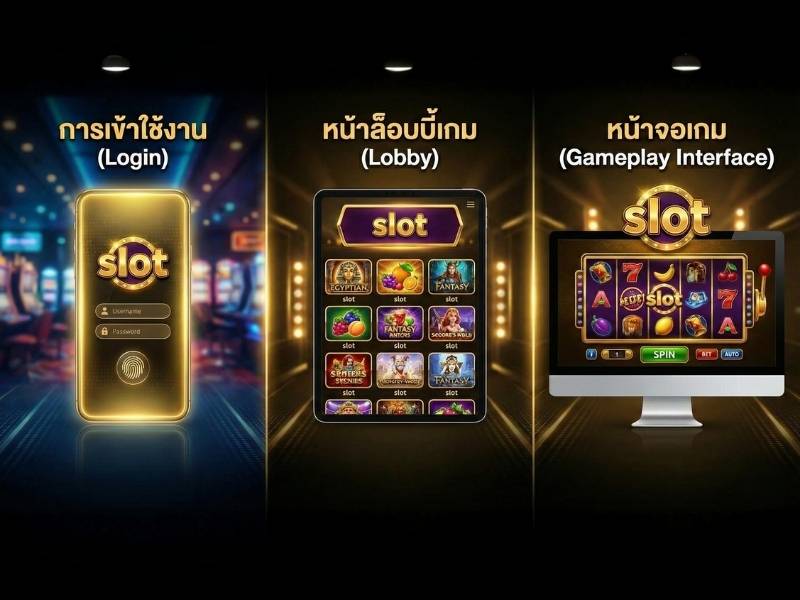 การเริ่มต้นใช้งานเกมสล็อตออนไลน์ ขั้นตอนและสิ่งที่ผู้ใช้งานพบเมื่อเข้าสู่หน้าเกม