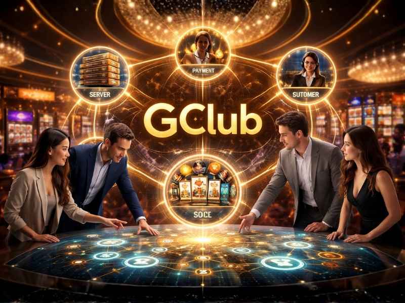 ลักษณะการทำงานร่วมกันของระบบภายใน GClub