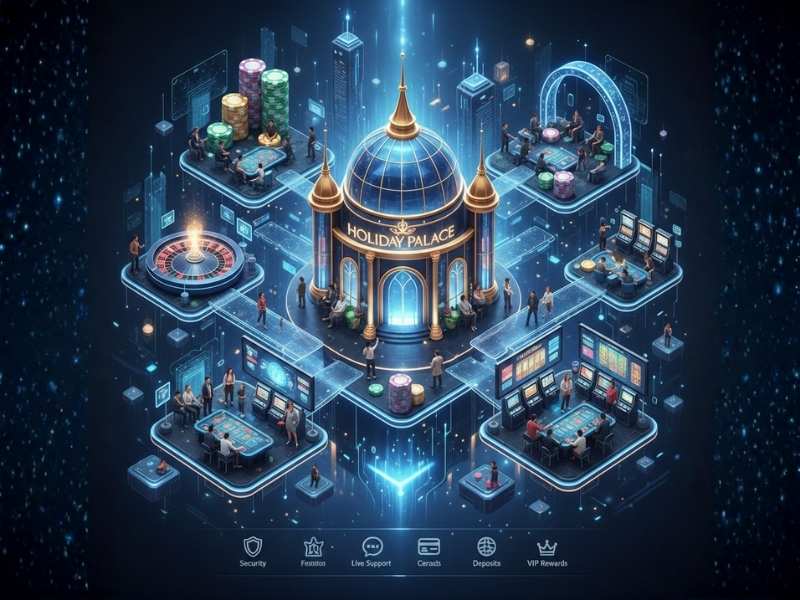 Holiday Palace ในมุมมองแพลตฟอร์มคาสิโนออนไลน์ และภาพรวมระบบการให้บริการ