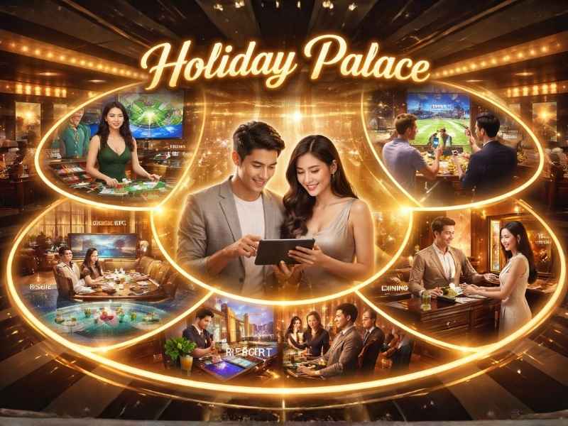 การประสานงานของบริการภายในแพลตฟอร์ม Holiday Palace เชิงโครงสร้าง
