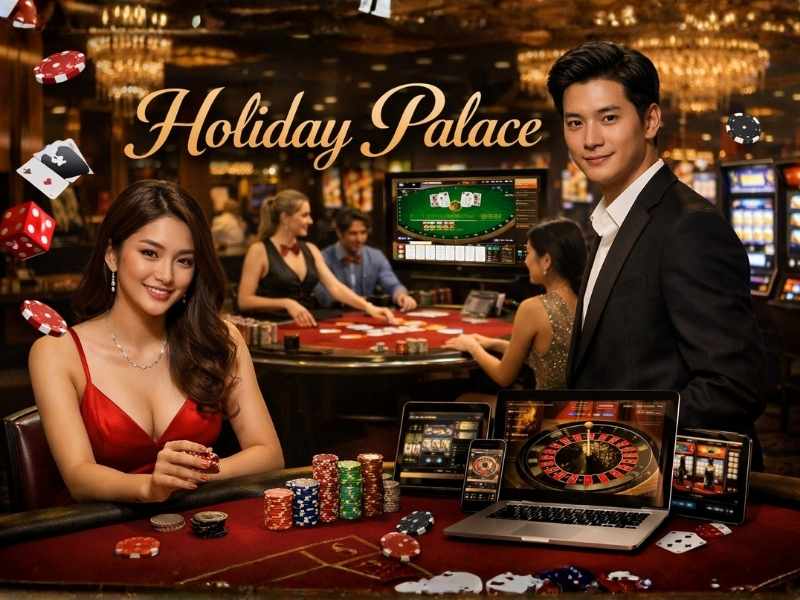 รูปแบบการนำเสนอบริการของแพลตฟอร์ม Holiday Palace ในระบบคาสิโนออนไลน์