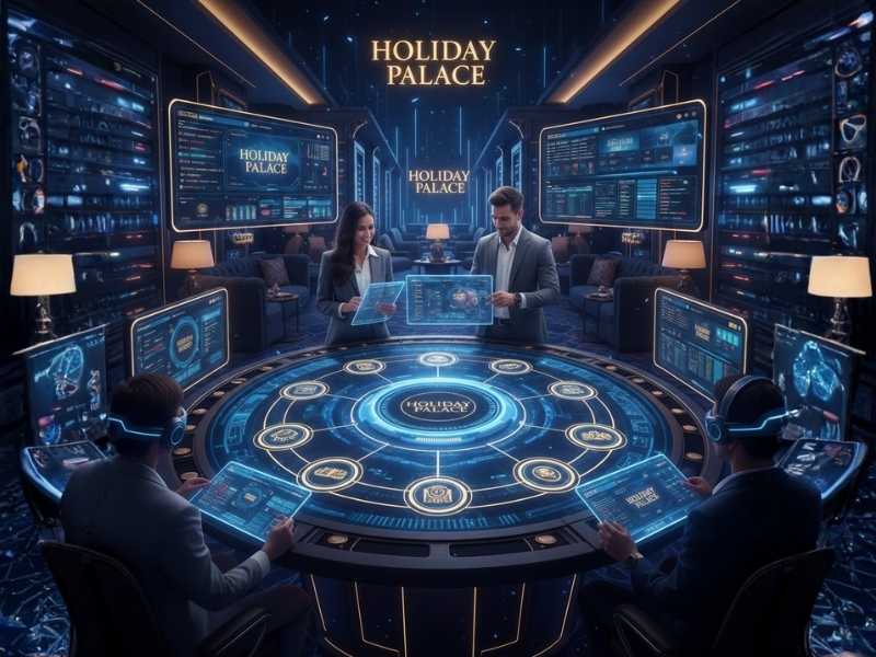 การจัดวางองค์ประกอบเชิงระบบของแพลตฟอร์ม Holiday Palace