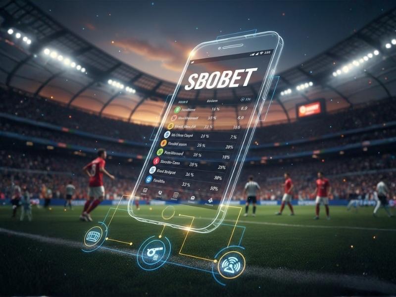โครงสร้างตลาดฟุตบอล SBOBET บนมือถือ การจัดวางข้อมูลและลำดับการแสดงผลบนหน้าจอสมาร์ตโฟน