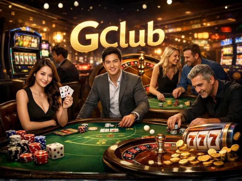 GClub คาสิโนออนไลน์ รวมเกมยอดนิยม บาคาร่า สล็อต ไฮโล และรูเล็ต