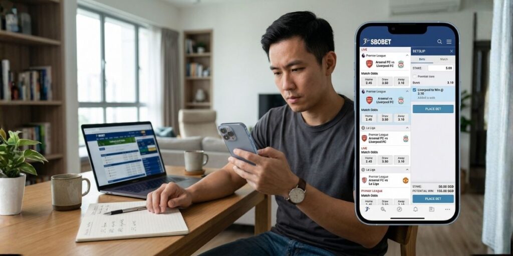 วิธีเล่น SBOBET แทงบอลออนไลน์ สำหรับมือใหม่ เข้าใจขั้นตอนการใช้งานตั้งแต่เริ่มต้น