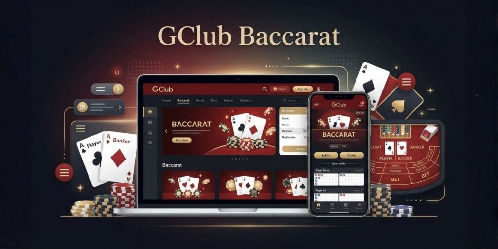 สมัคร GClub บาคาร่าออนไลน์ ขั้นตอนการเข้าใช้งานและการเข้าถึงหมวดบาคาร่าในเว็บไซต์