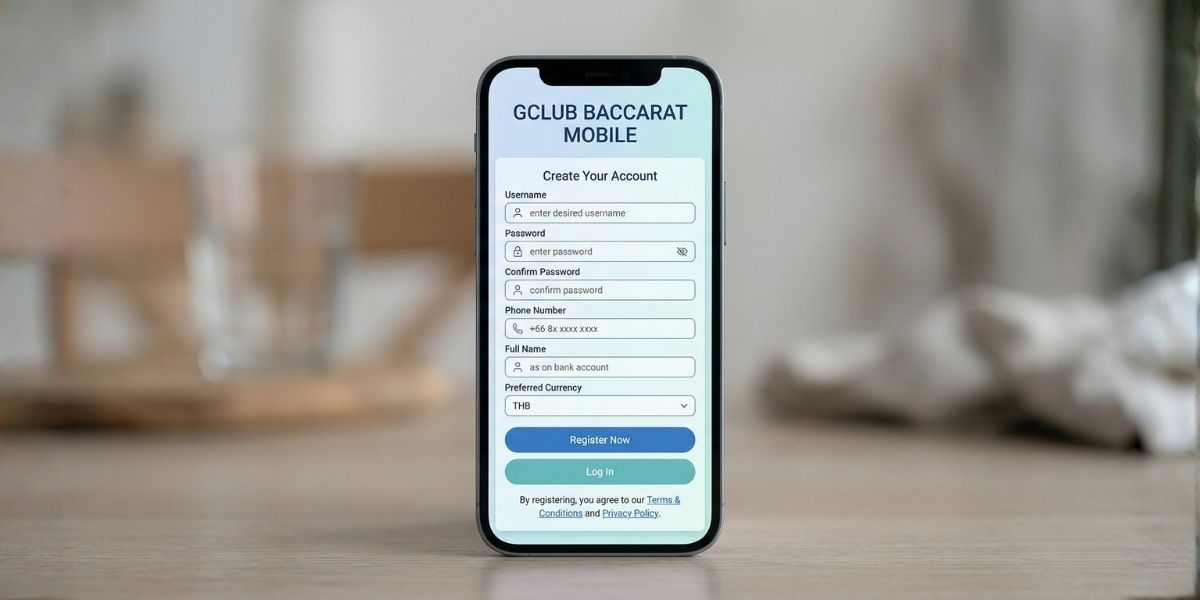 สมัคร GClub บาคาร่า ผ่านมือถือ เข้าใจขั้นตอนและรูปแบบการใช้งานบนอุปกรณ์พกพา