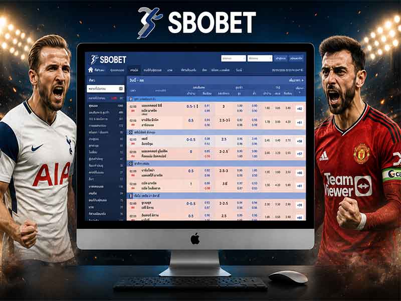SBOBET เว็บพนันฟุตบอลออนไลน์มาแรง รวมบอลครบทุกลีก ทำเงินได้