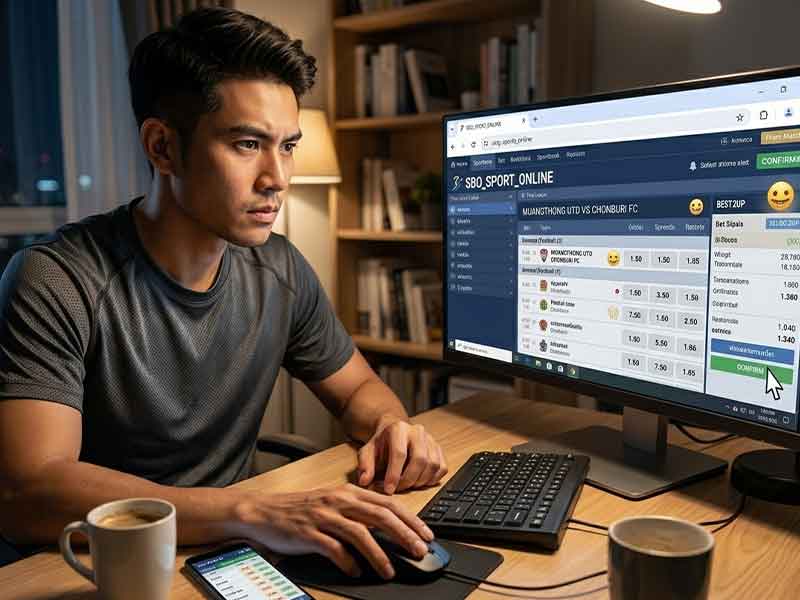 SBOBET พนันฟุตบอลออนไลน์ ได้ครบทุกลีก ราคาน้ำดี  เล่นแล้วคุ้ม