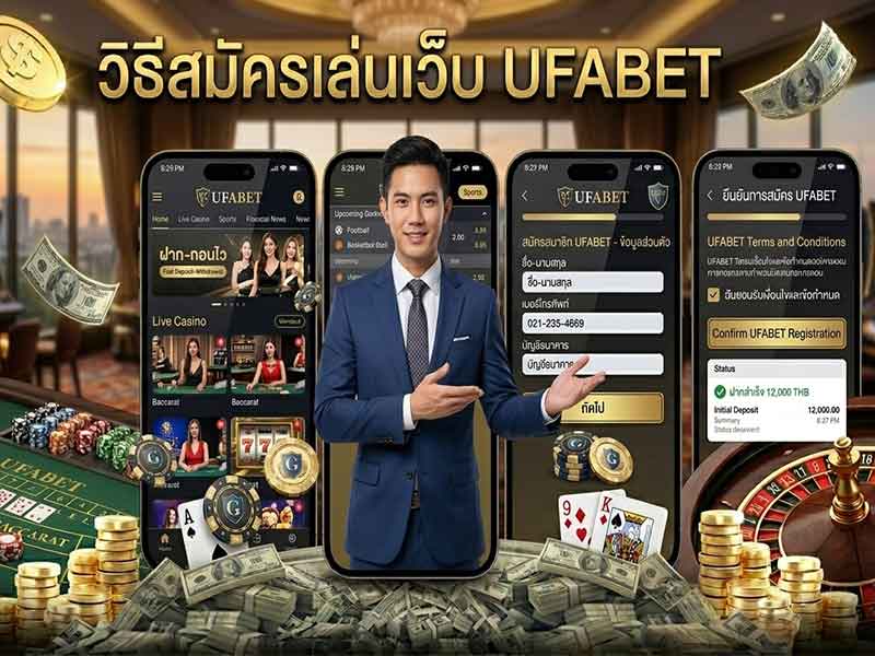 สมัครเว็บพนันออนไลน์ UFABET เปิดยูสง่ายกว่าเดิม