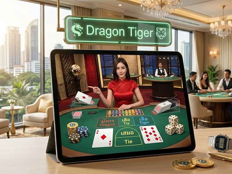 เล่นไพ่เสือมังกรถอนเงินจริง ได้ไวกว่าทุกเกมในระบบคาสิโนออนไลน์