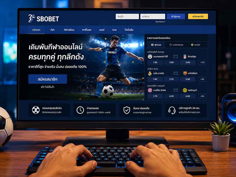 เข้าแทงบอลออนไลน์ SBOBET ผ่านเว็บ ใช้งานต่อเนื่องสร้างรายได้