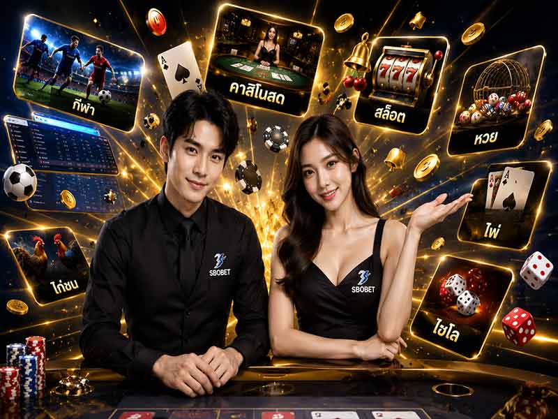 เว็บพนัน SBOBET บริการพนันทุกอย่าง เล่นอะไรก็ได้ ที่นี่ ครบจบในที่เดียว
