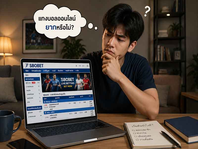 วิธีแทงบอล SBOBET เล่นผ่านออนไลน์ ไม่ยากแน่นอน