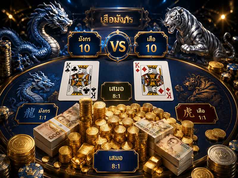 เล่นไพ่เสือมังกร ฟรี สำรวจเกมก่อนเดิมพัน ไม่ต้องเสียเงิน